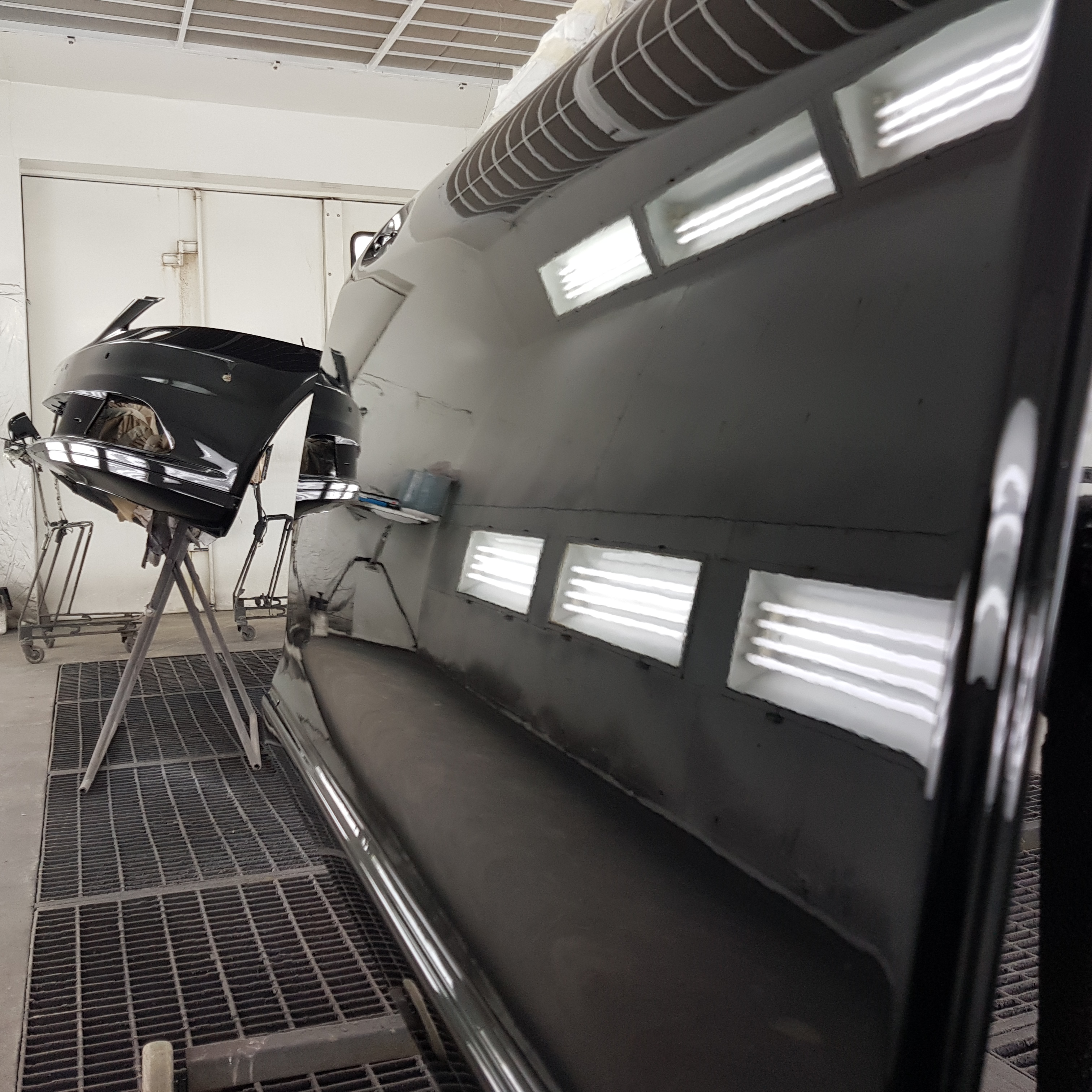 Mercedes S 221 Подготовка, покраска